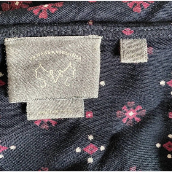 Anthropologie Vanessa Virginia Mini Dress Medium Kaleidoscope Embroidered Boho - Picture 2 of 8